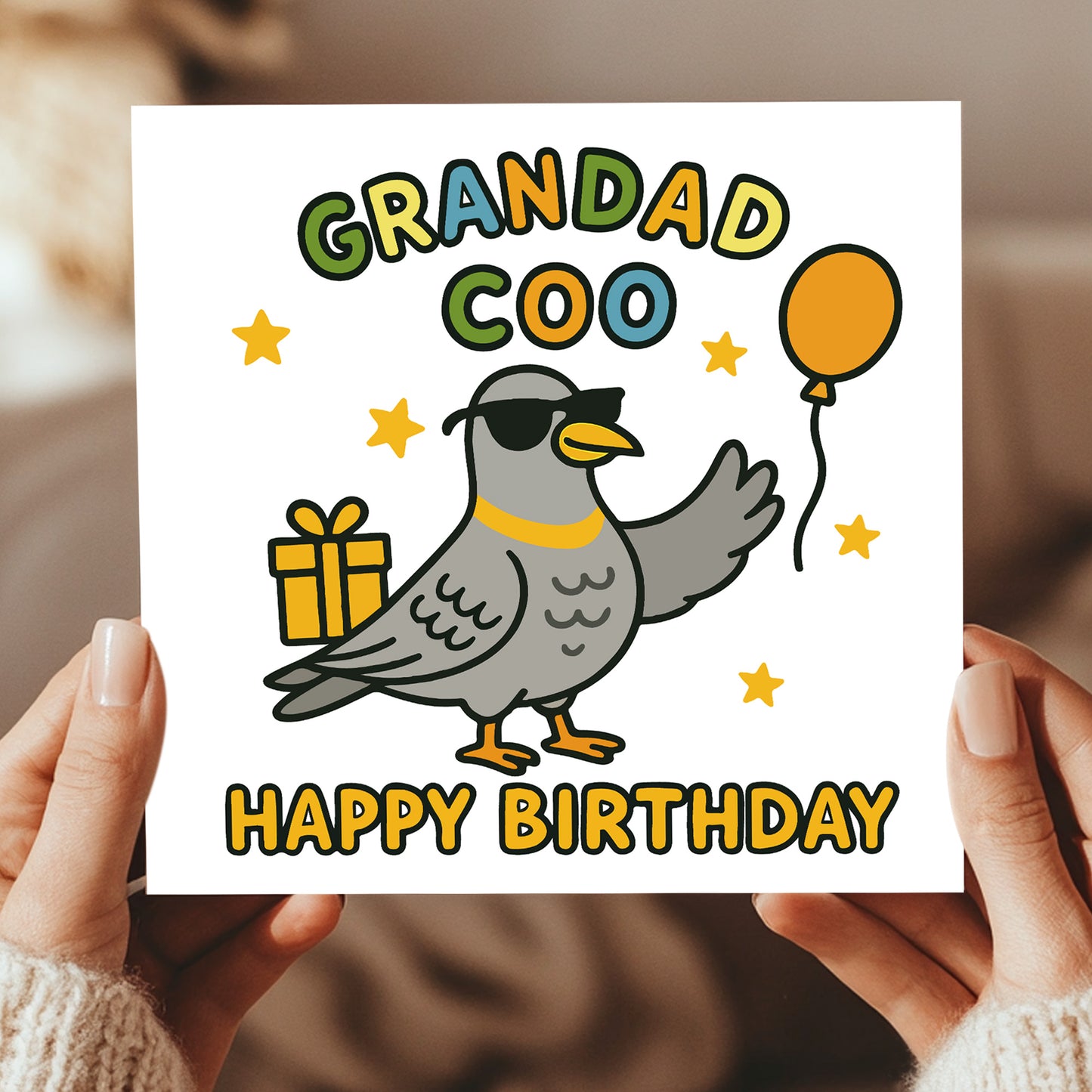 Funny Card For Grandad For Birthday GRANDAD COO Card