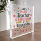 Hard To Find Impossible To Forget Gift For Teacher Thankyou Gift