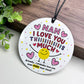 Gift For Best Nan I Love You This Much Nan Birthday Gift From Gr