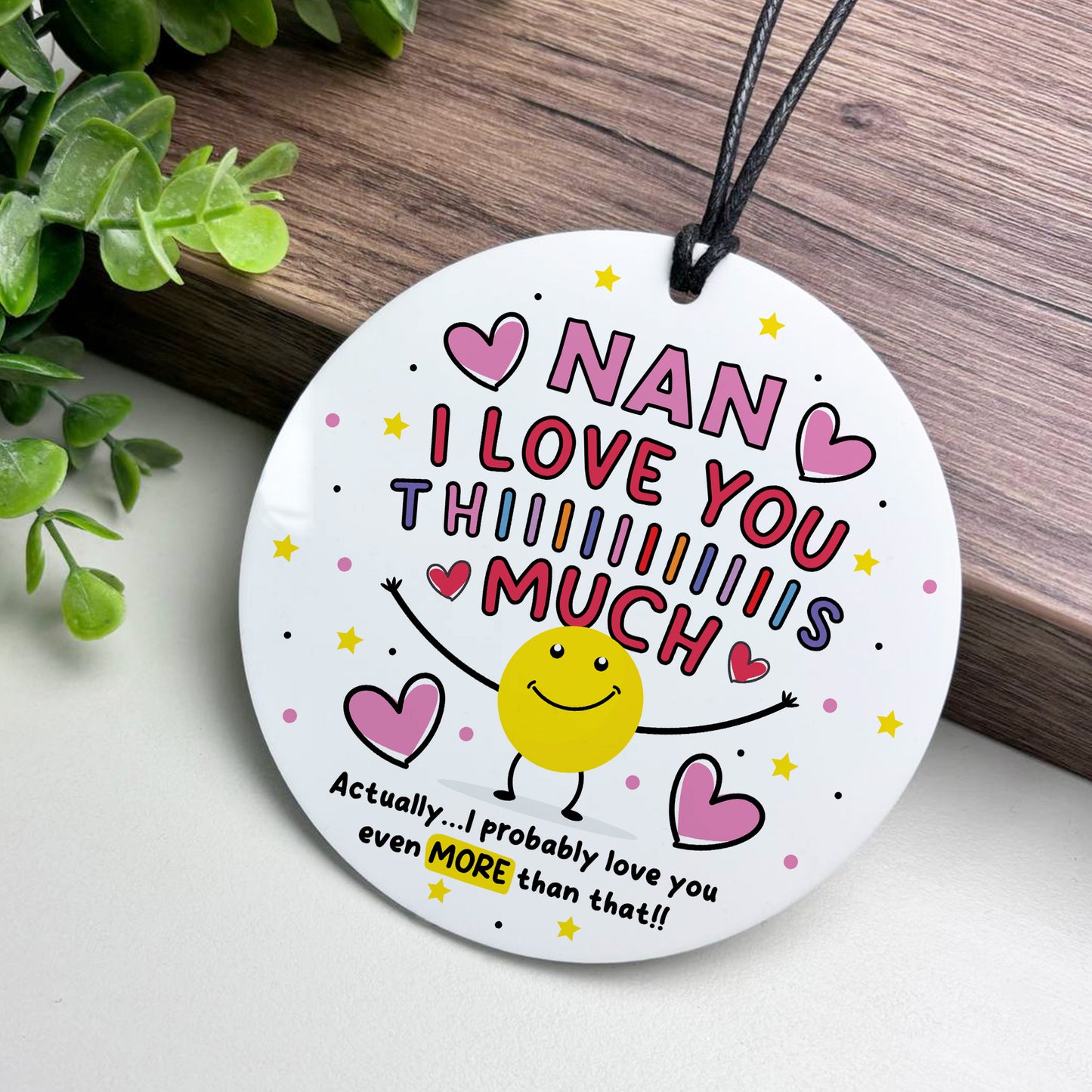 Gift For Best Nan I Love You This Much Nan Birthday Gift From Gr