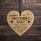 FUNNY Gift For Mothers Day Wood Heart Mum Gift From Daughter Son