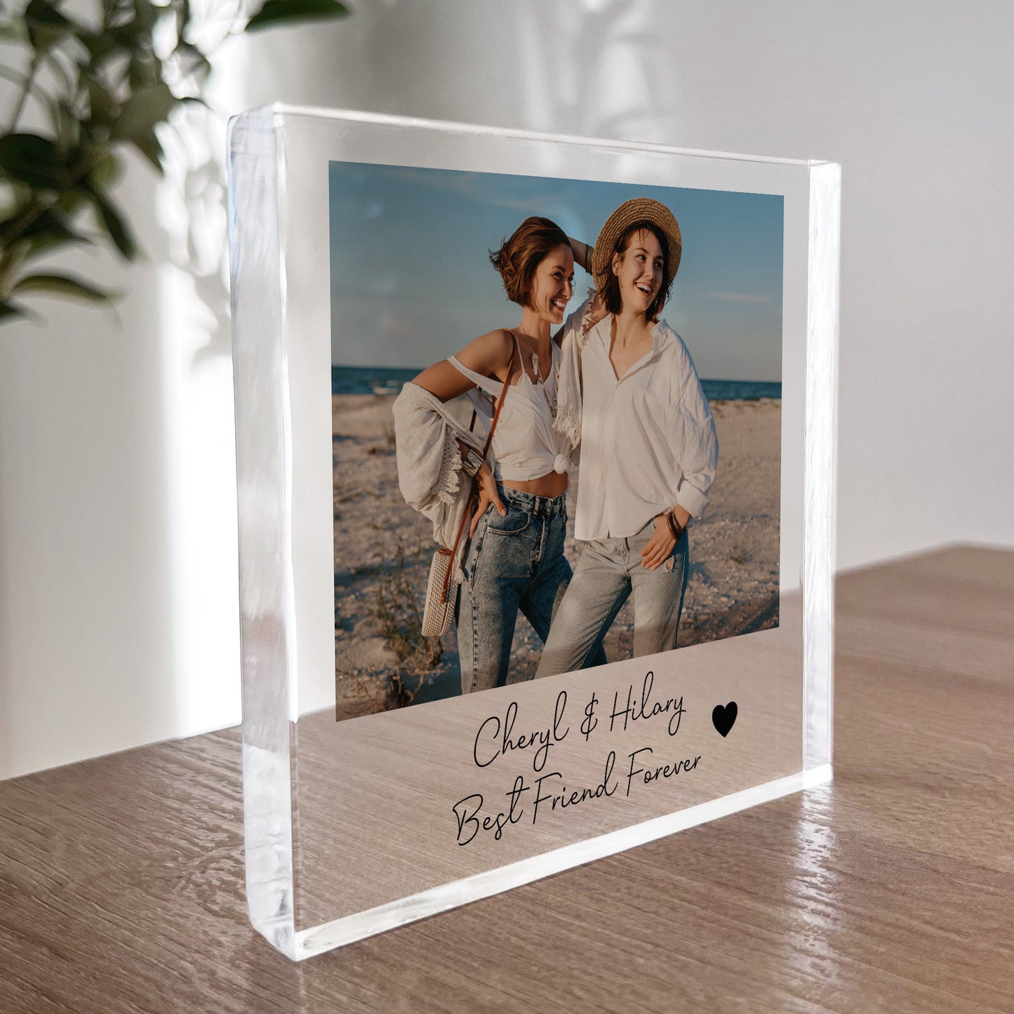 Gift For Best Friend Personalised Photo Plaque Gift For Her