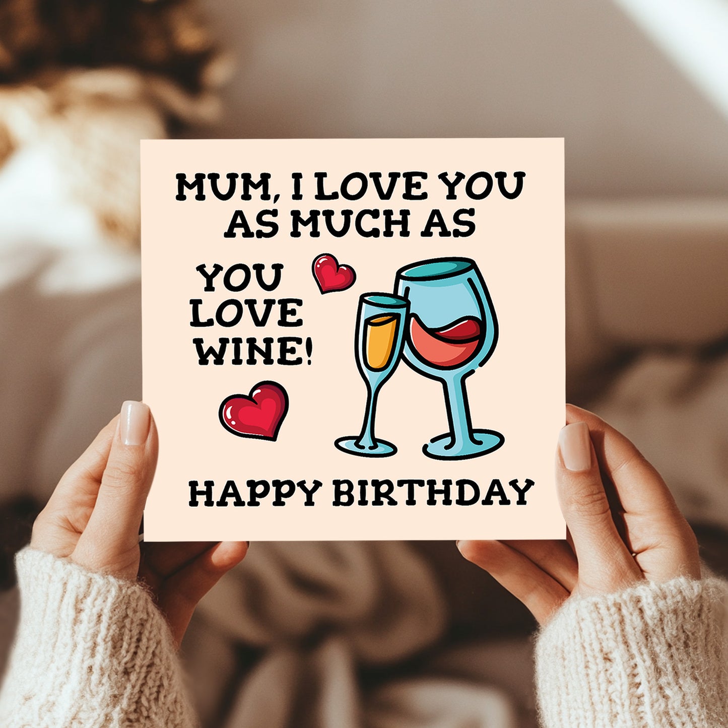 Mum Birthday Card Funny, Birthday Card Mum, Mum Birthday Card