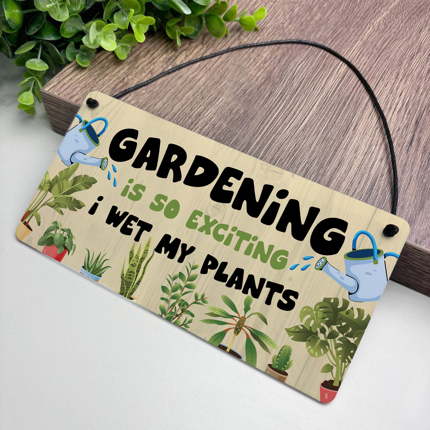 Funny Garden Sign For Outdoor Hanging Wall Sign For Yard