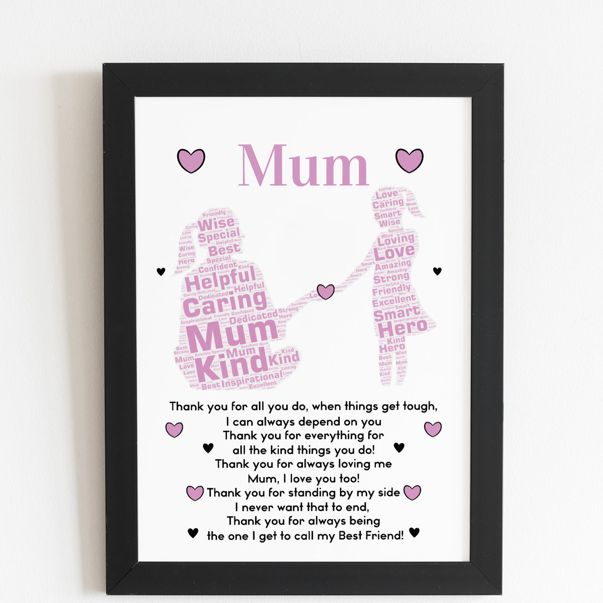 Mum POEM Gifts for Mum Her Mothers Day Gifts Birthday Christmas