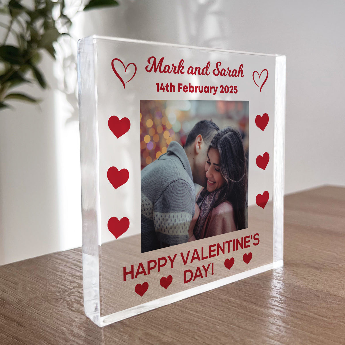 Happy Valentines Day Gift For Couple Personalised Boyfriend Gift