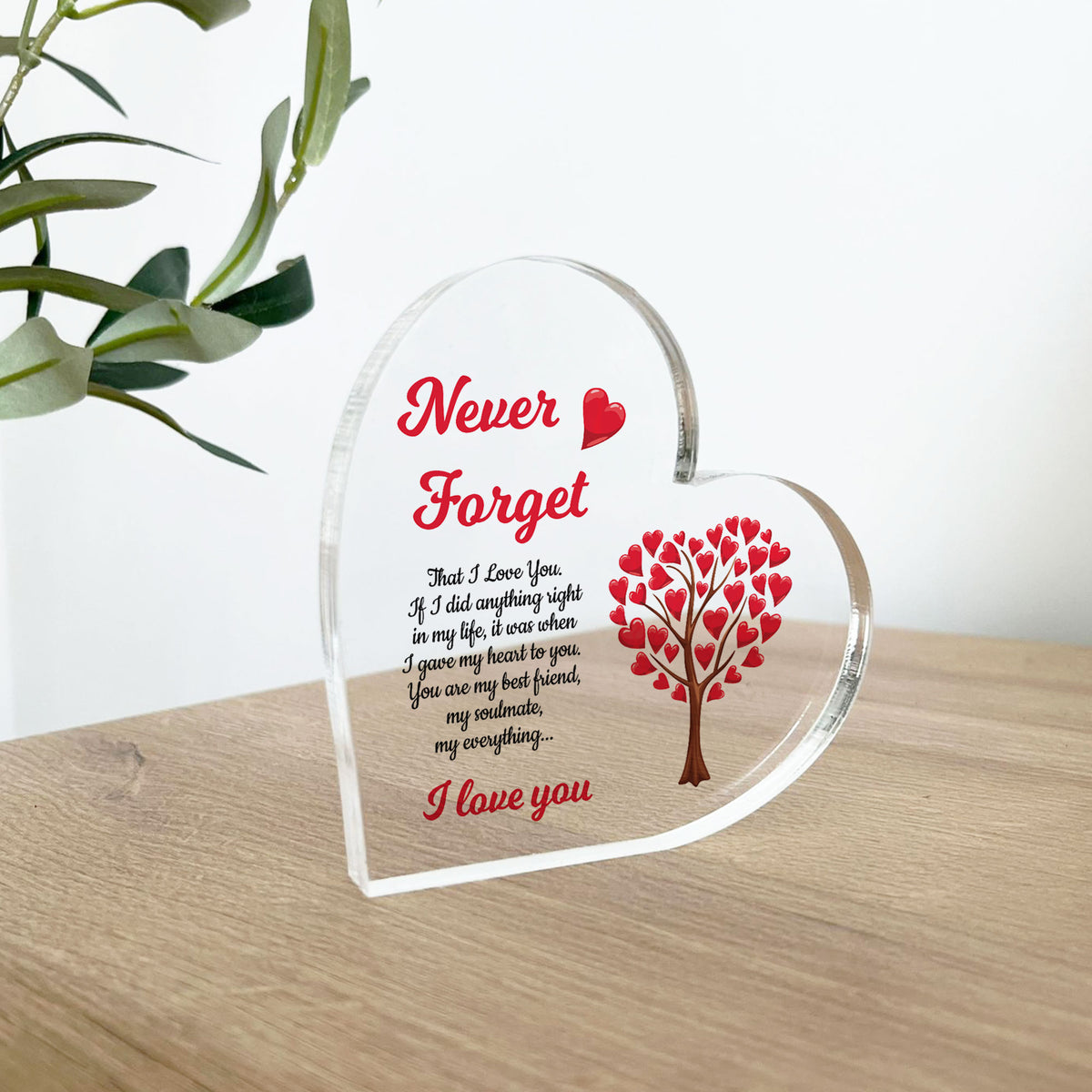 I Love You Gift For Boyfriend Girlfriend Husband Wife Soulmate