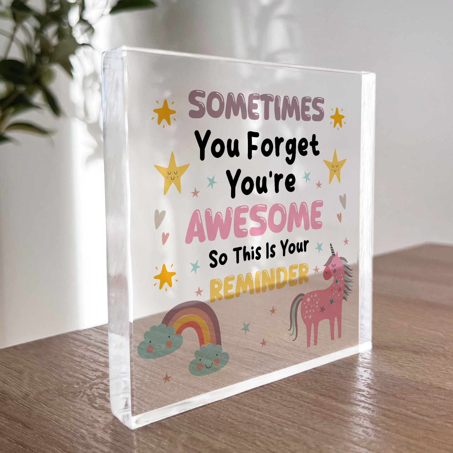 You Are Awesome Gift For Best Friend Unicorn Sign Friendship