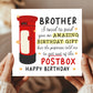 Funny Birthday Card For Brother Novelty Birthday Card For Him