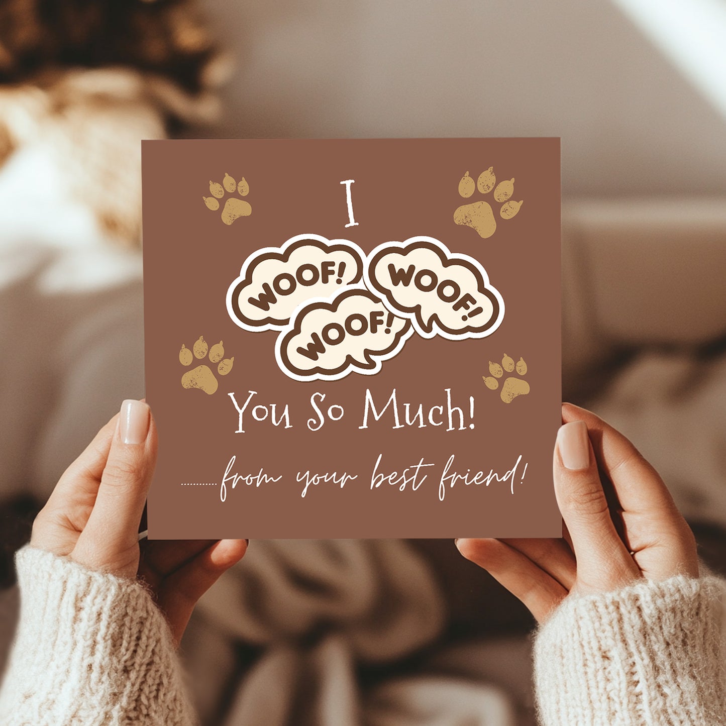 Funny Card from The Dog Birthday Card for Dog Owner Card