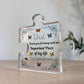 Gifts for Dad Birthday Gifts For Dad Acrylic Puzzle Piece Plaque