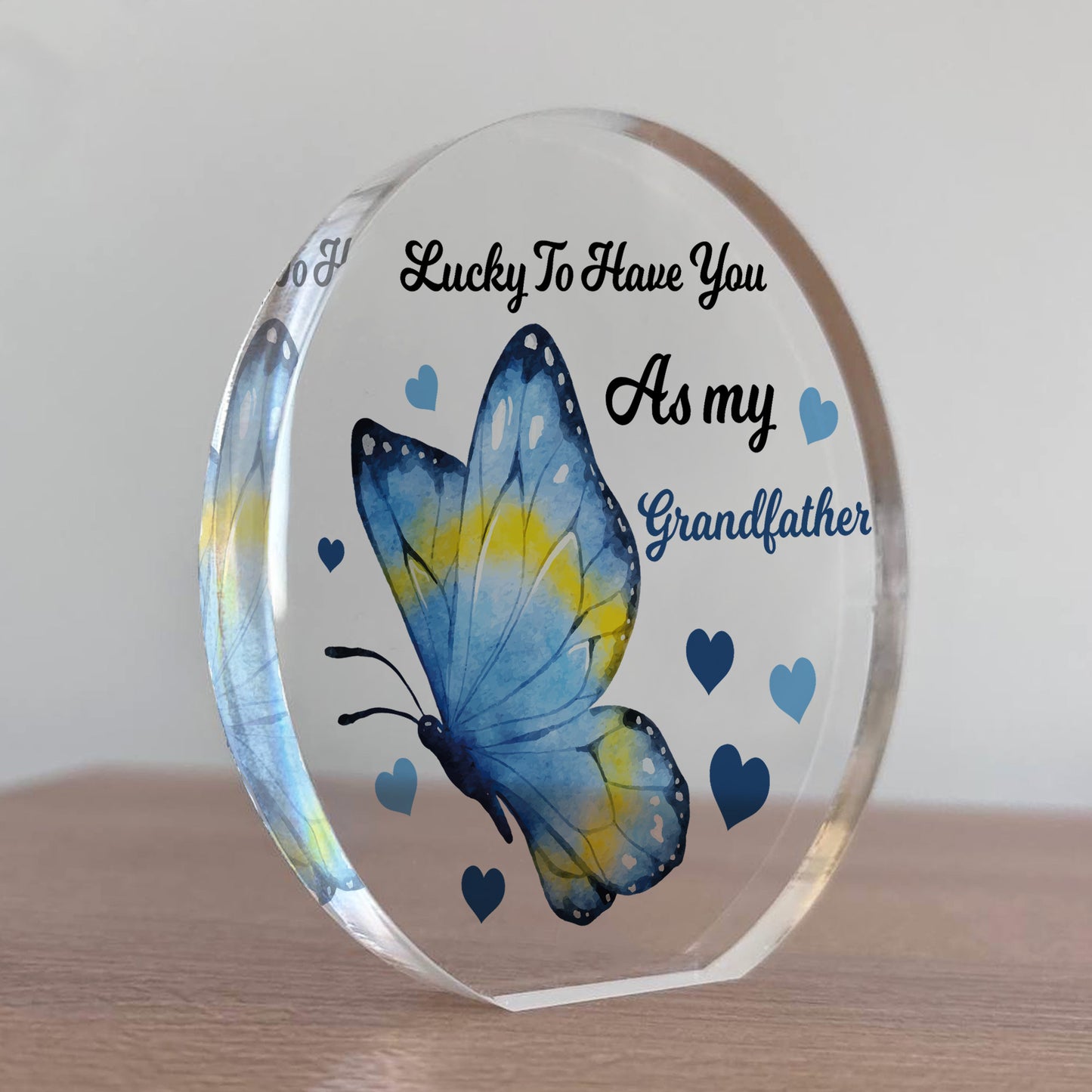 Lucky To Have You As My Grandfather Gift For Grandad