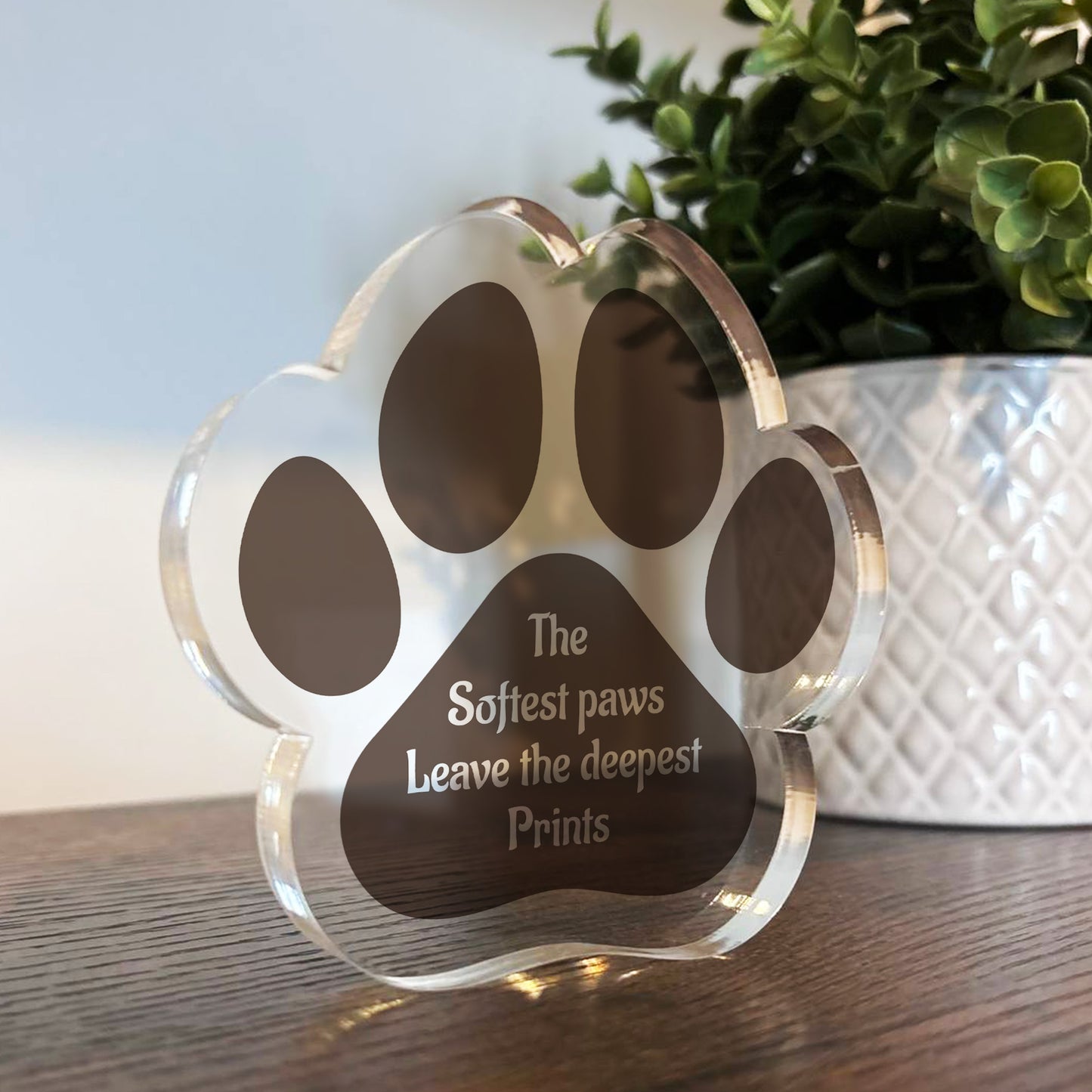 Pet Loss Gift Paw Print Gift Animal Lovers Gift Dog Memorial
