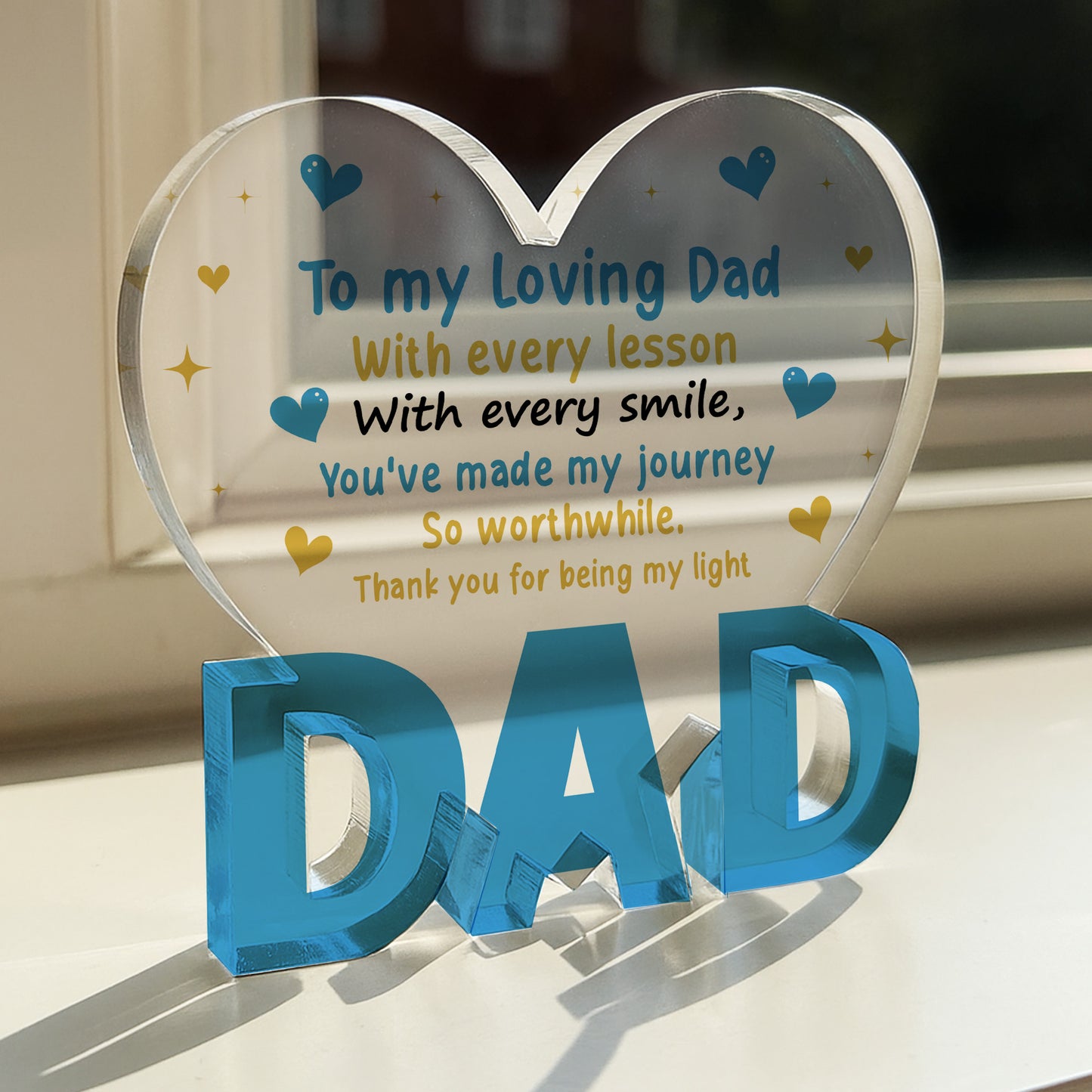 Thank You Gifts For Dad Christmas Birthday Gifts Acrylic Plaque