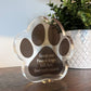 Special Dog Memorial Gift Paw Print Plaque In Memory Of Dog Cat