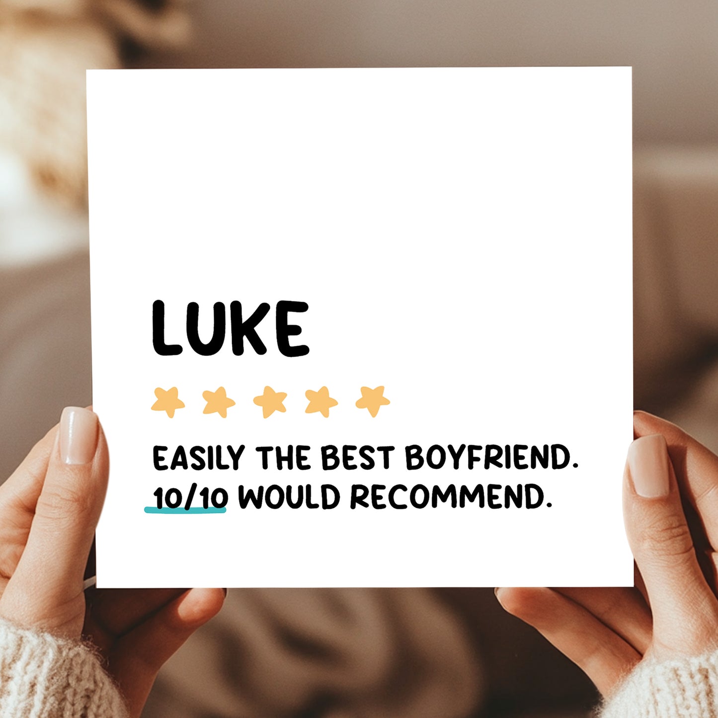 Funny Card For Boyfriend For Birthday Anniversary Personalised