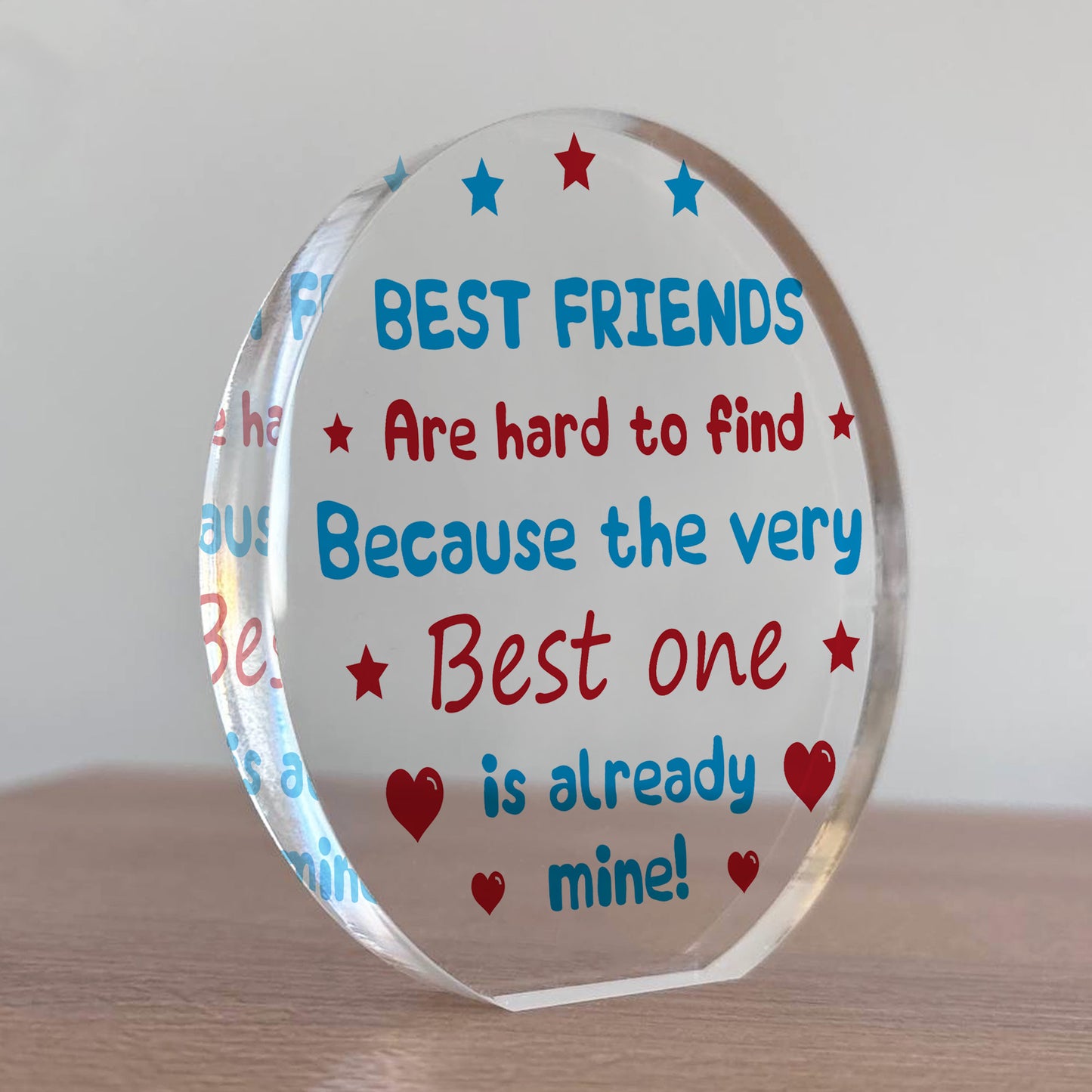 BEST FRIEND PLAQUE Special Thank You Gift For Friend