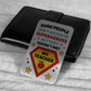 Teacher Thank You Gift Metal Card For Wallet Purse End of Term