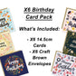6 Assorted Birthday Cards for Women Multipack Floral Birthday