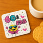 Funny 60th Birthday Gift For Women 60 AND FAB Coaster Gifts