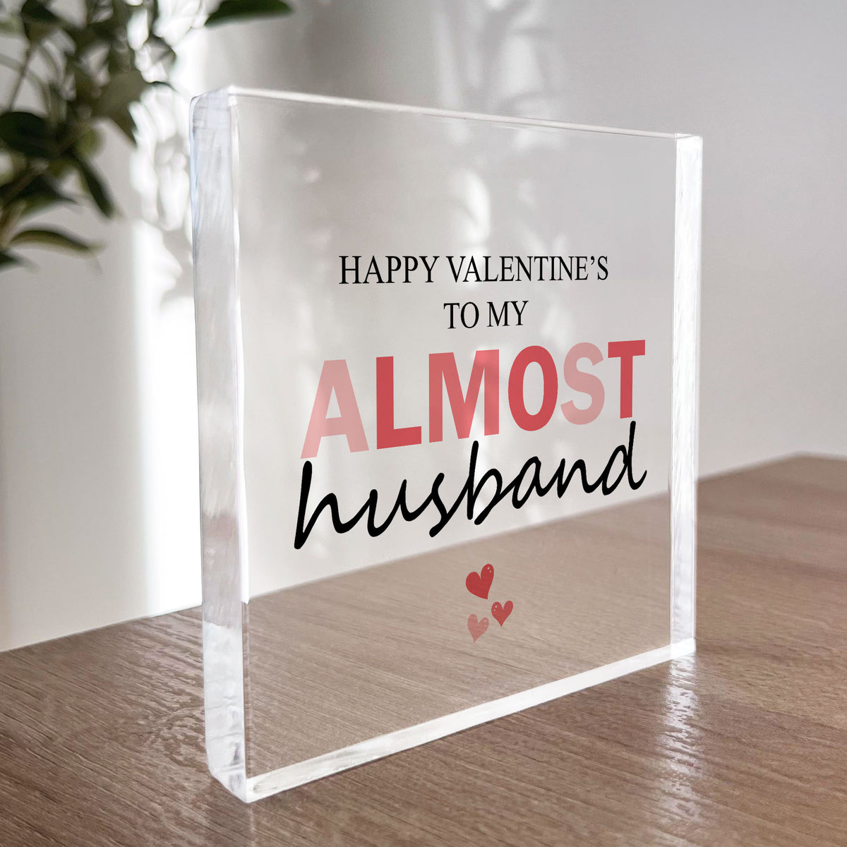 Happy Valentines To My Almost Husband, Fiance Valentines Gift