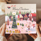 Merry Christmas Card For Girls Women Xmas Greetings Card Seasons