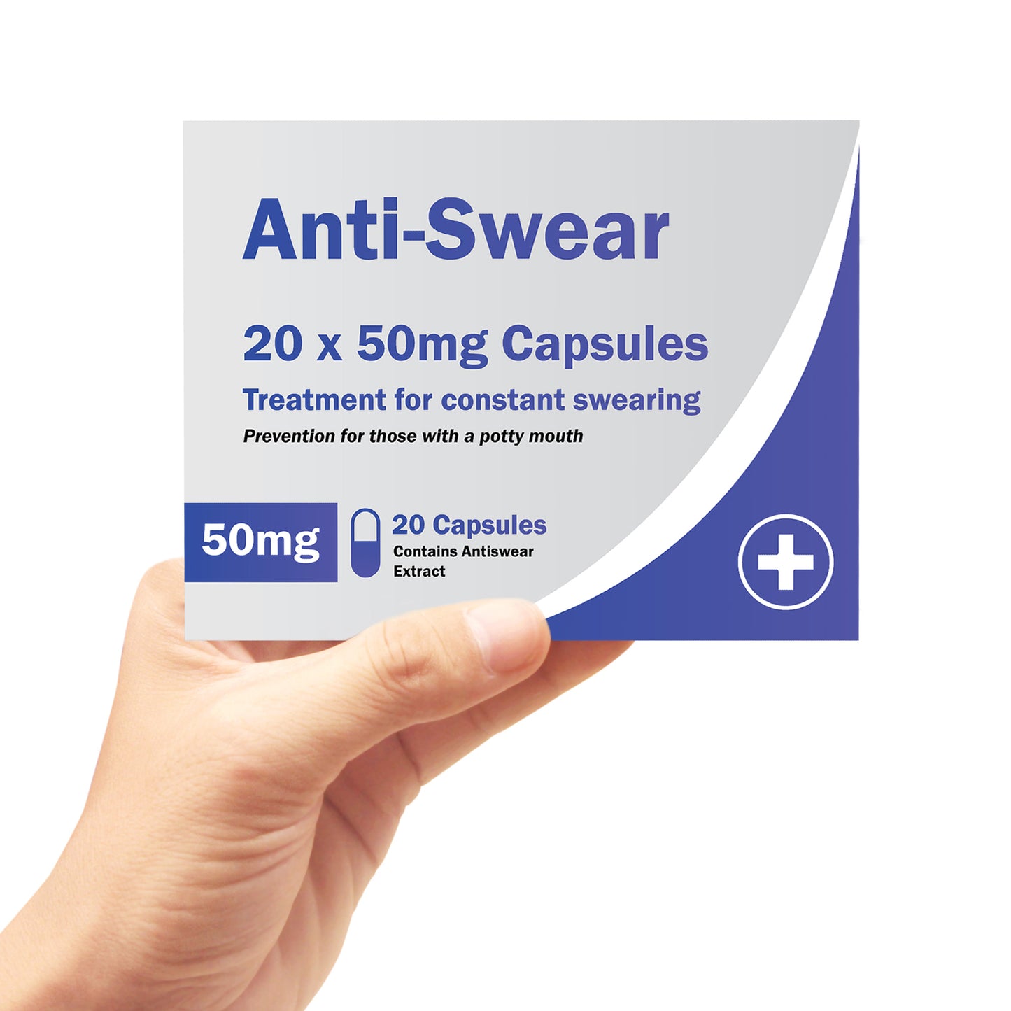 Anti-Swear Funny Pill Box Prank Gifts for Him Her Friend