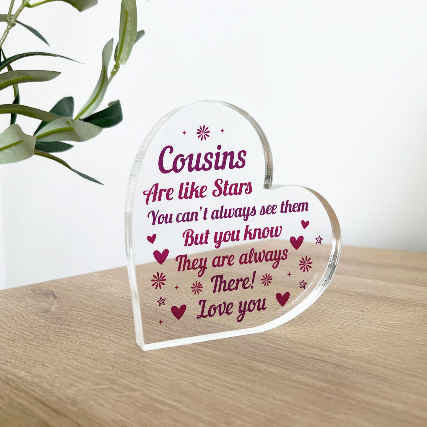 Cousin Plaque Cousins Are Like Stars Thank You Gift For Her