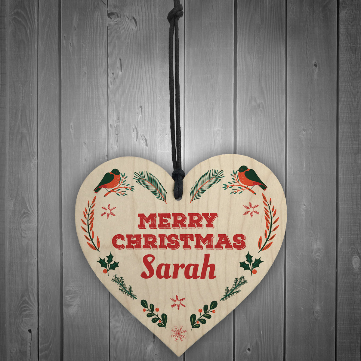 Merry Christmas Personalised Friends Family Colleagues Gift