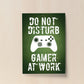 Gaming Print For Boys Bedroom DO NOT DISTURB Games Room PrintChe
