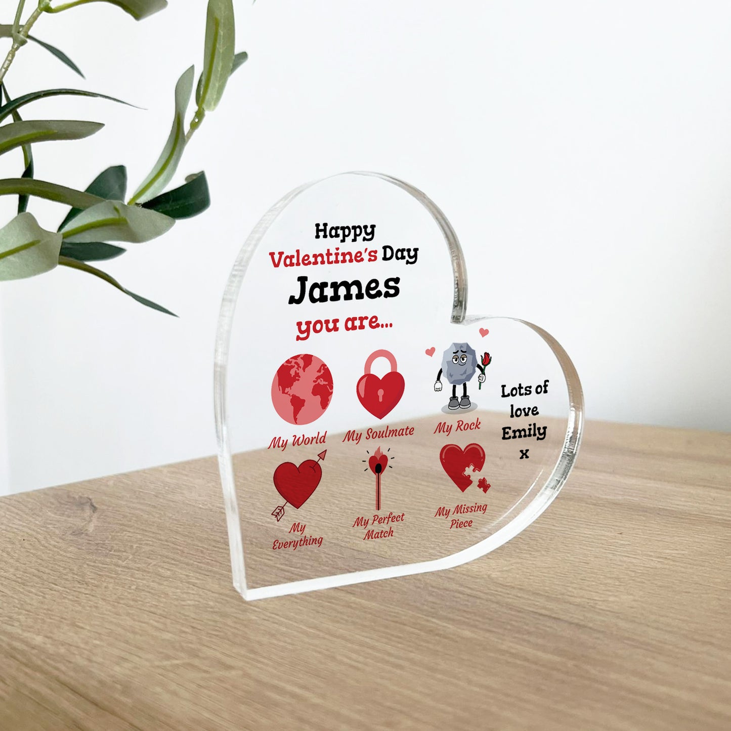Valentines Day Gift For Boyfriend Girlfriend Wife My Rock