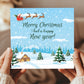 Merry Christmas Cards For Family or Friends Xmas Card For Kids