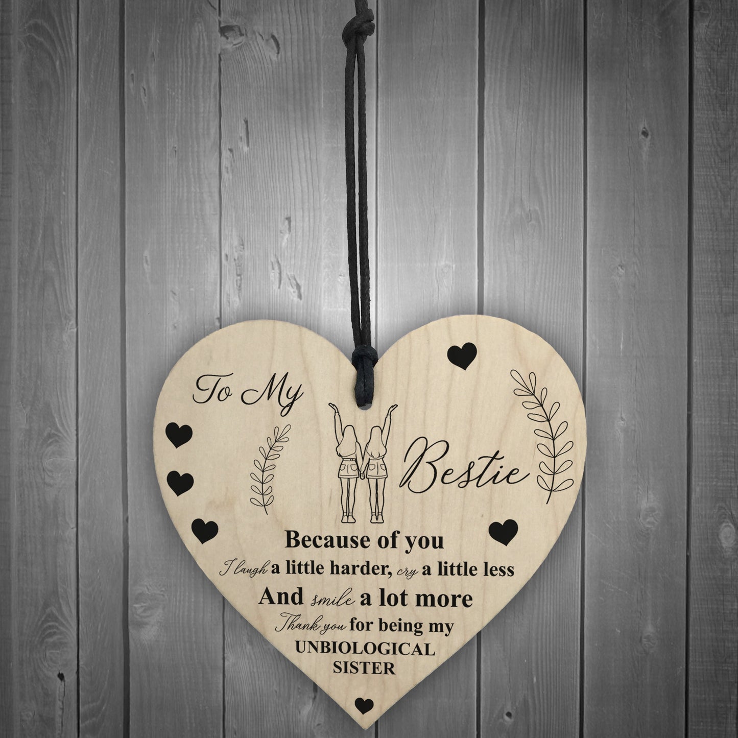 Best Friend Gift Sister Plaque Thank You Gift For Best Friend