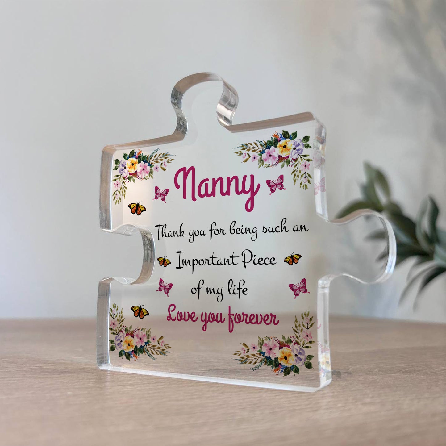 Nanny Birthday Gifts Presents Standing Plaque Keepsake Christmas
