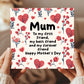 Mothers Day Card For Best Friend Card Mum Card With Envelope