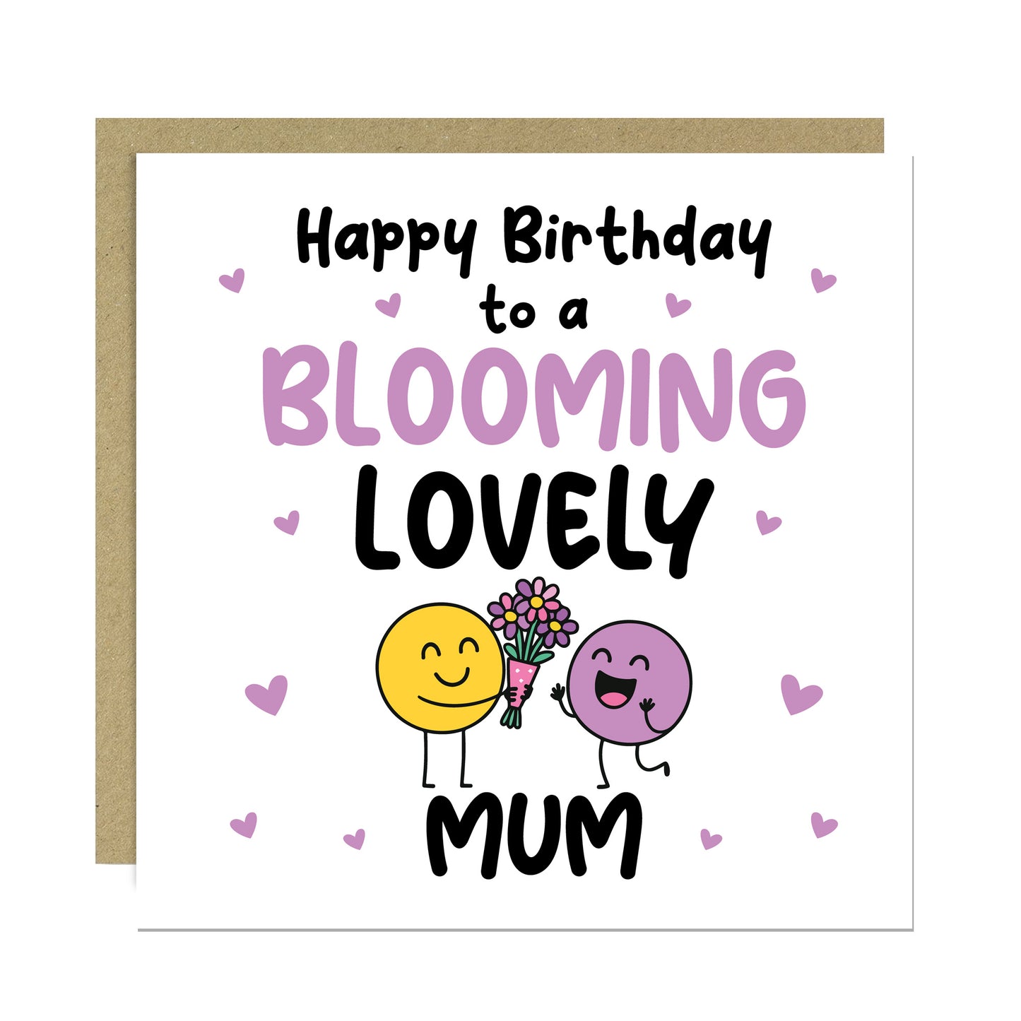 Birthday Gift For Mum BLOOMING LOVELY MUM Card And Plant Pot