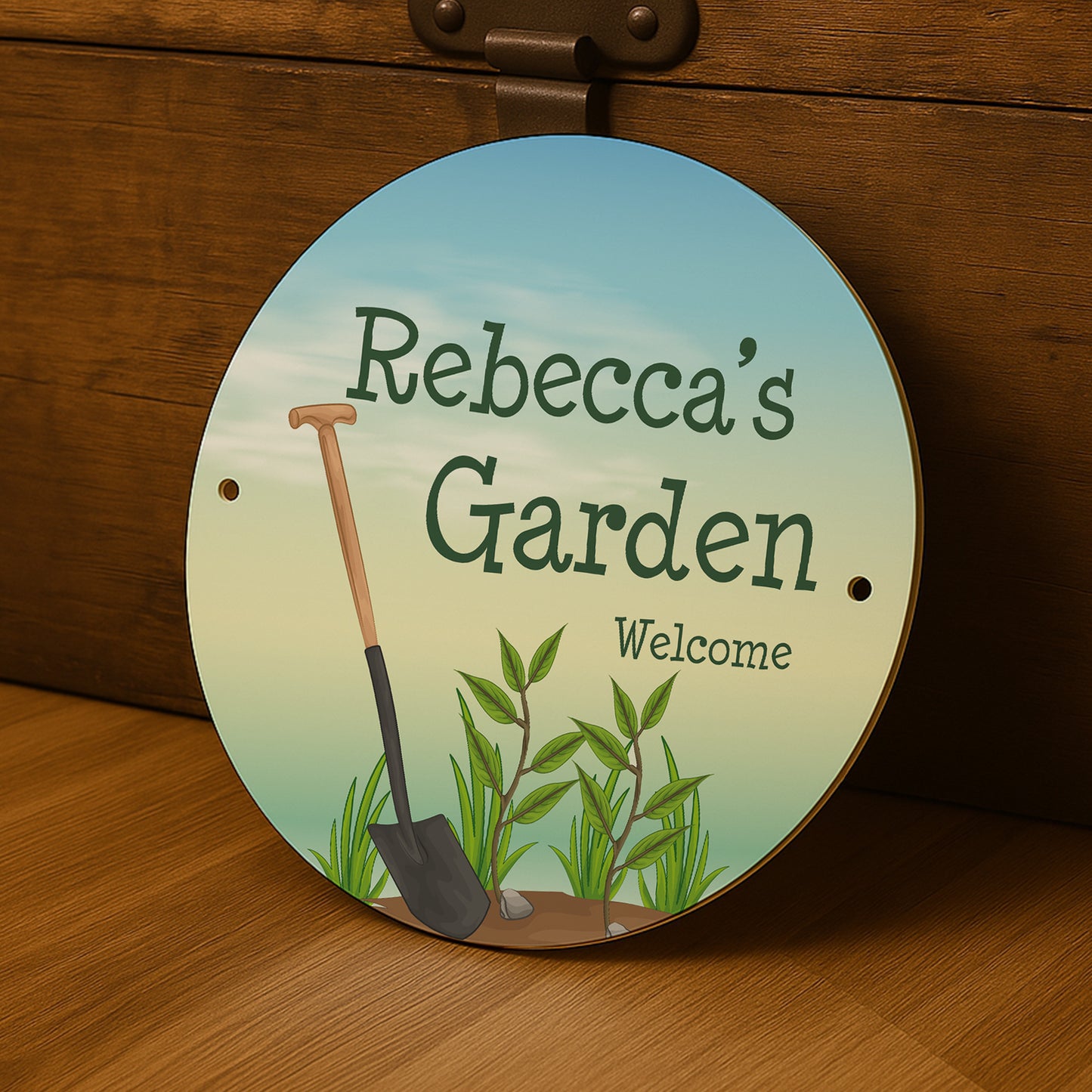 Personalised Novelty Garden Sign For Outside Garden Plaque
