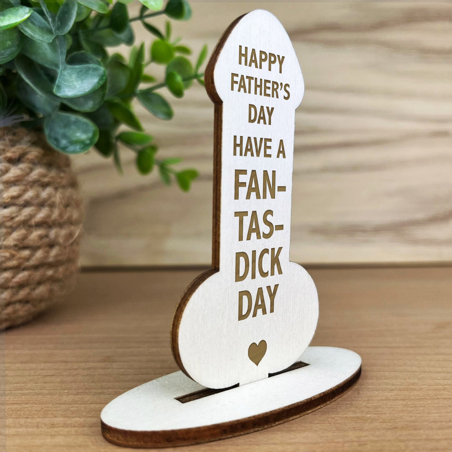 Fathers Day Funny Engraved Plaque Gift For Dad Rude Dad Gift