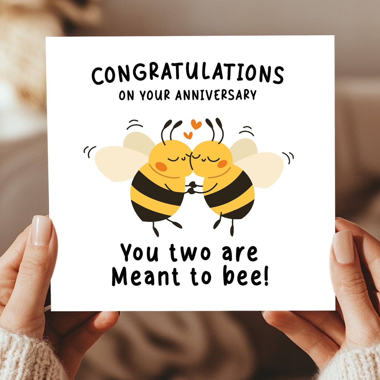 Cute Anniversary Card For Husband Wife Boyfriend Girlfriend