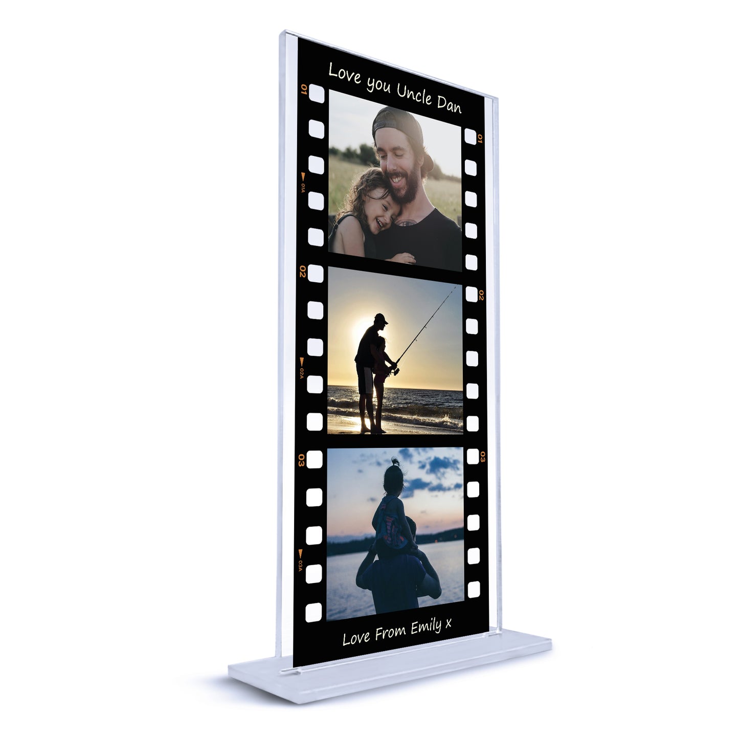 Personalised Love You Uncle Gift Birthday Fathers Day Collage