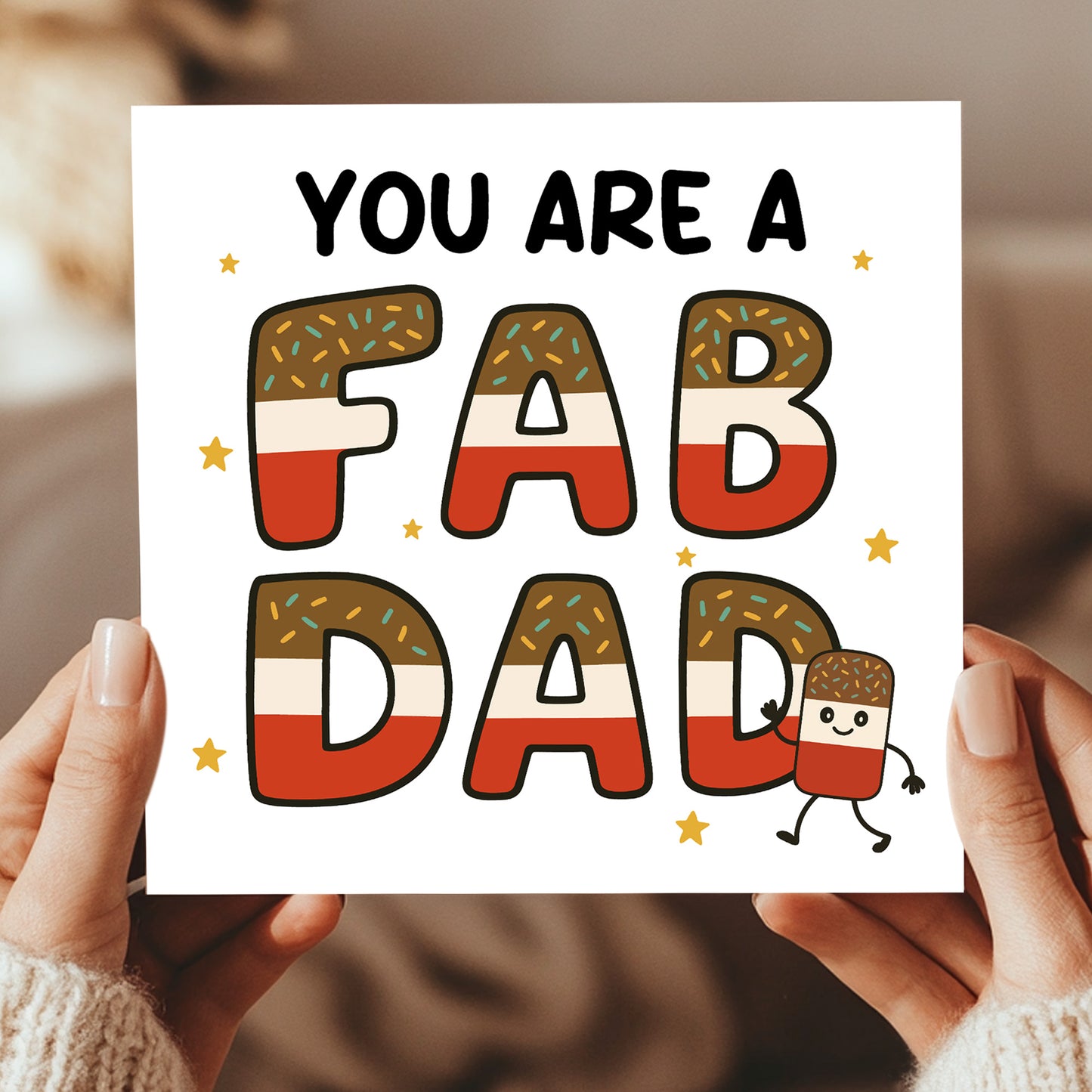 You Are A FAB DAD Card Happy Birthday Card For Dad From Daughter