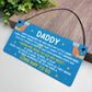Daddy Gift From Daughter Hanging Plaque Daddy Gift From Son