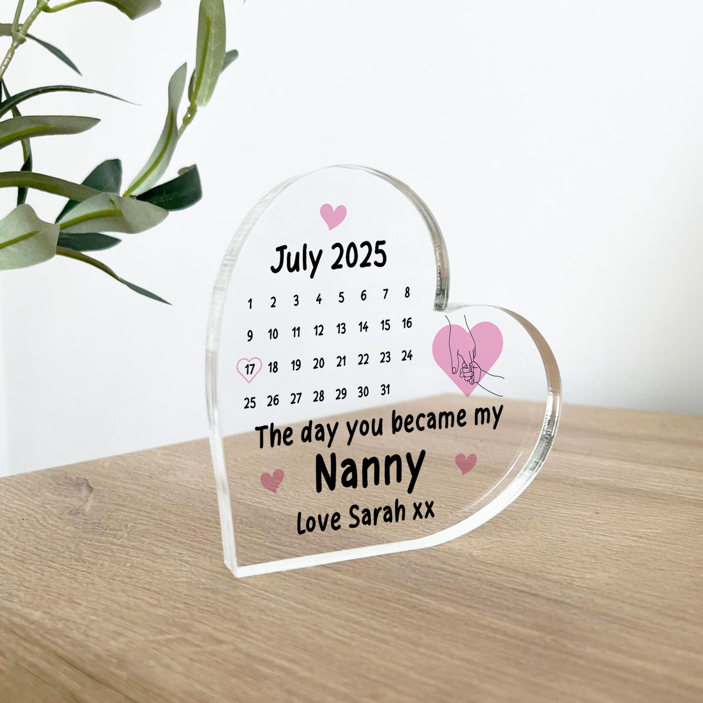 Nanny Gift from Granddaughter Personalised Nanny Mother's Day