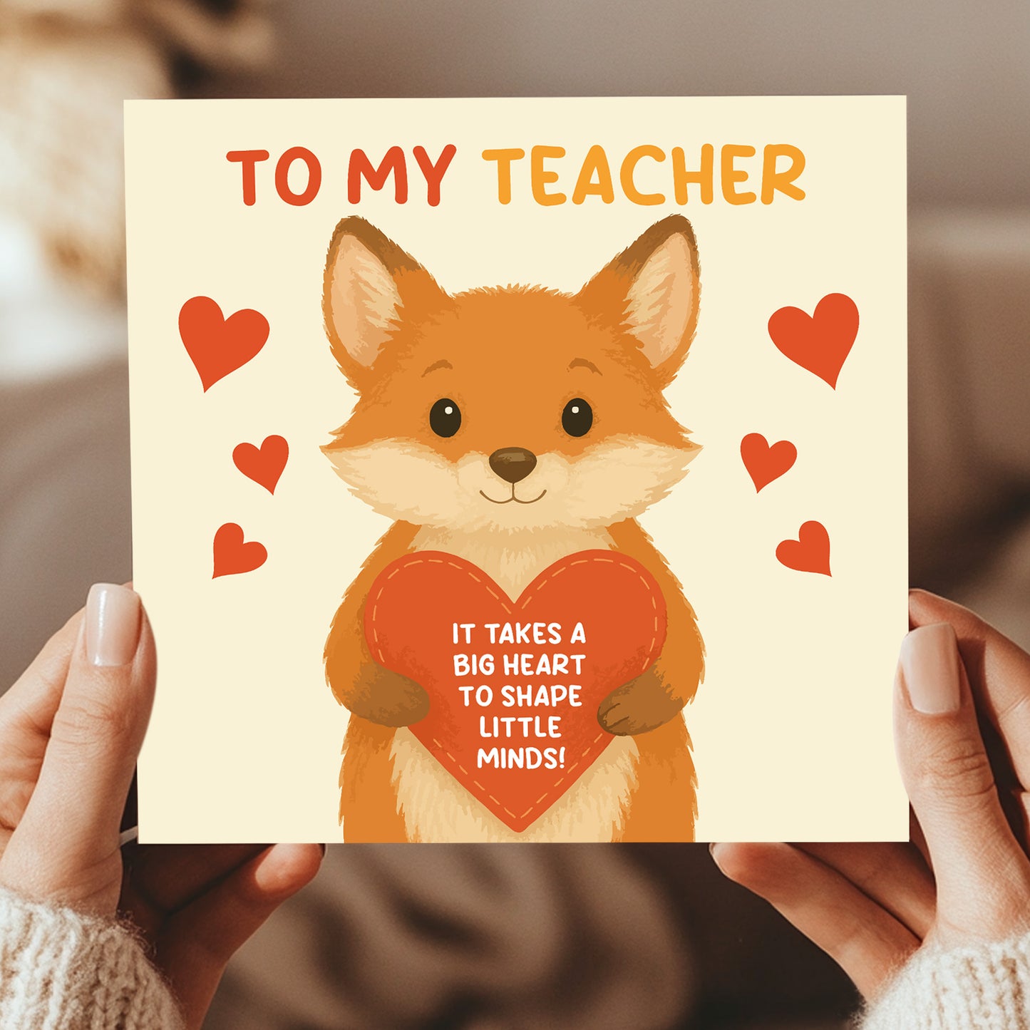 Teacher Appreciation Thank You Cards Thank You Greeting Card