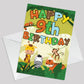 9th Birthday Jungle Animal Card for Boys Girls 9 Year Old Card
