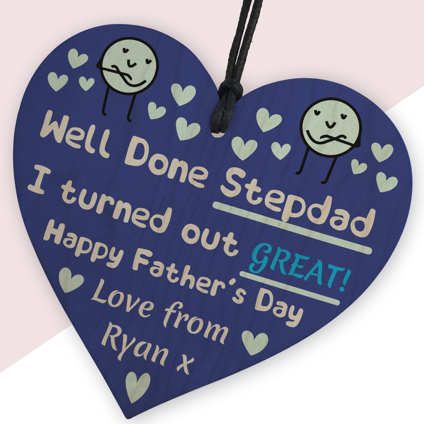 Funny Fathers Day Gift For Stepdad I Turned Out Great Humour