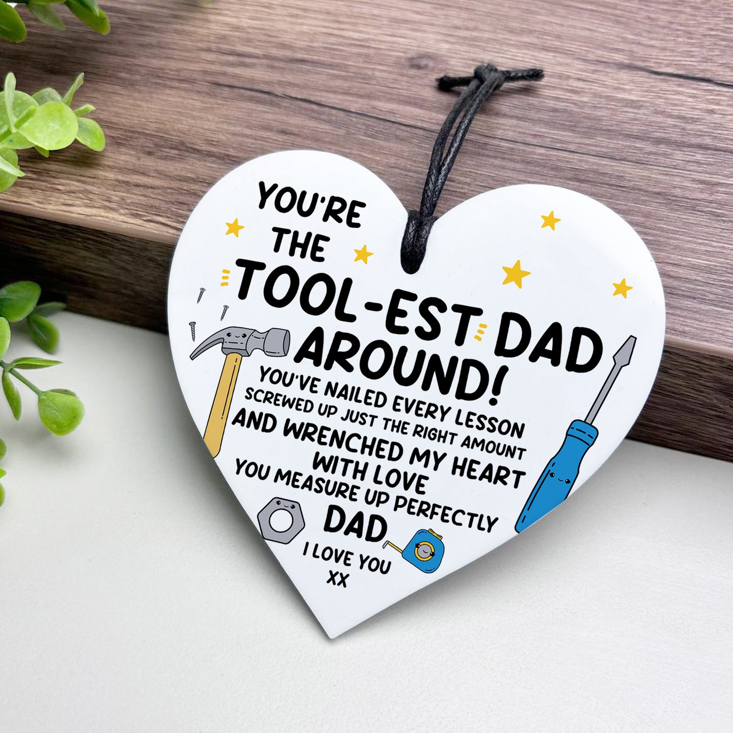 You Are The Toolest Dad Gift For Birthday Fathers Day Heart