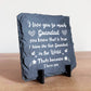 Grandad Gifts from Grandchildren Slate Plaque Birthday Christmas