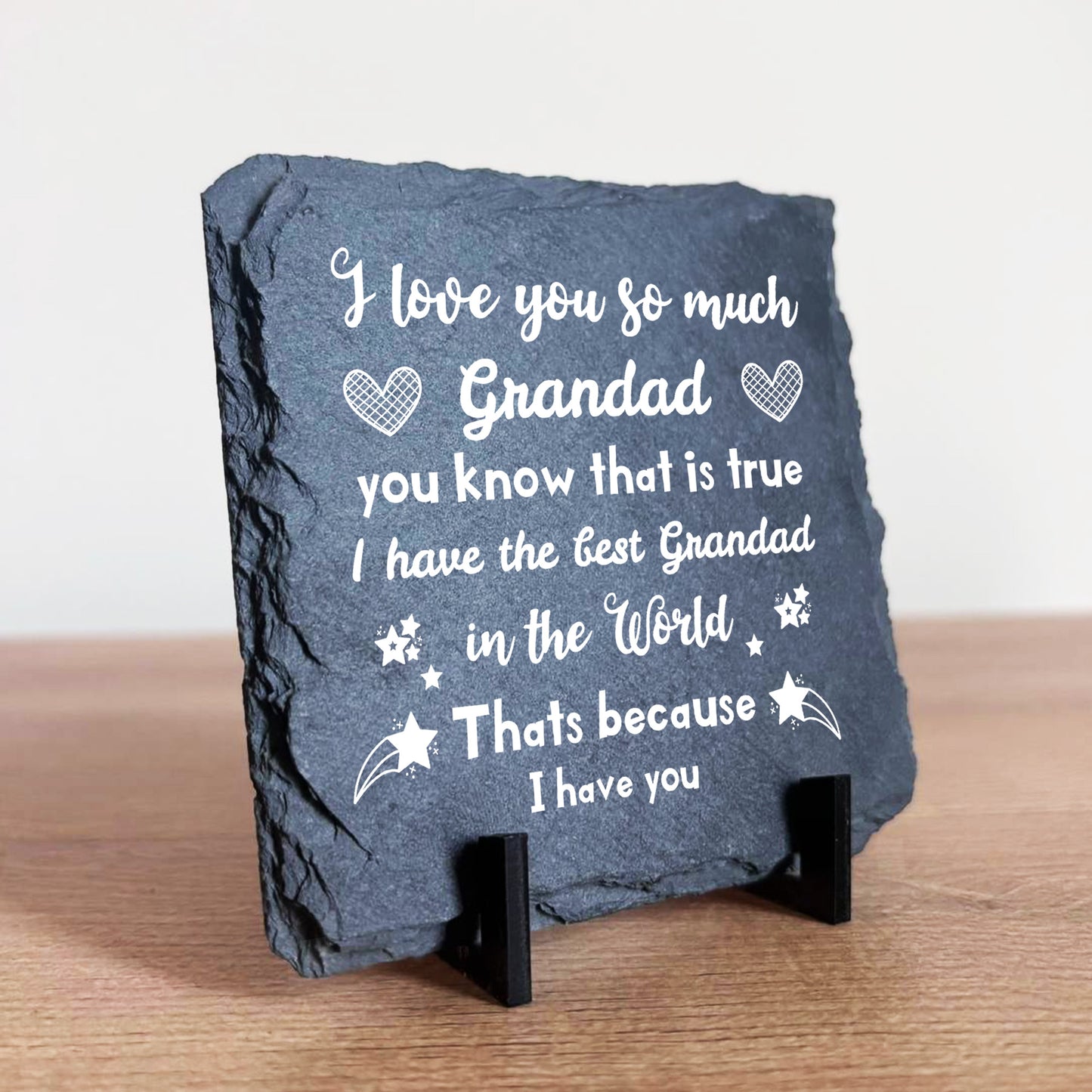 Grandad Gifts from Grandchildren Slate Plaque Birthday Christmas
