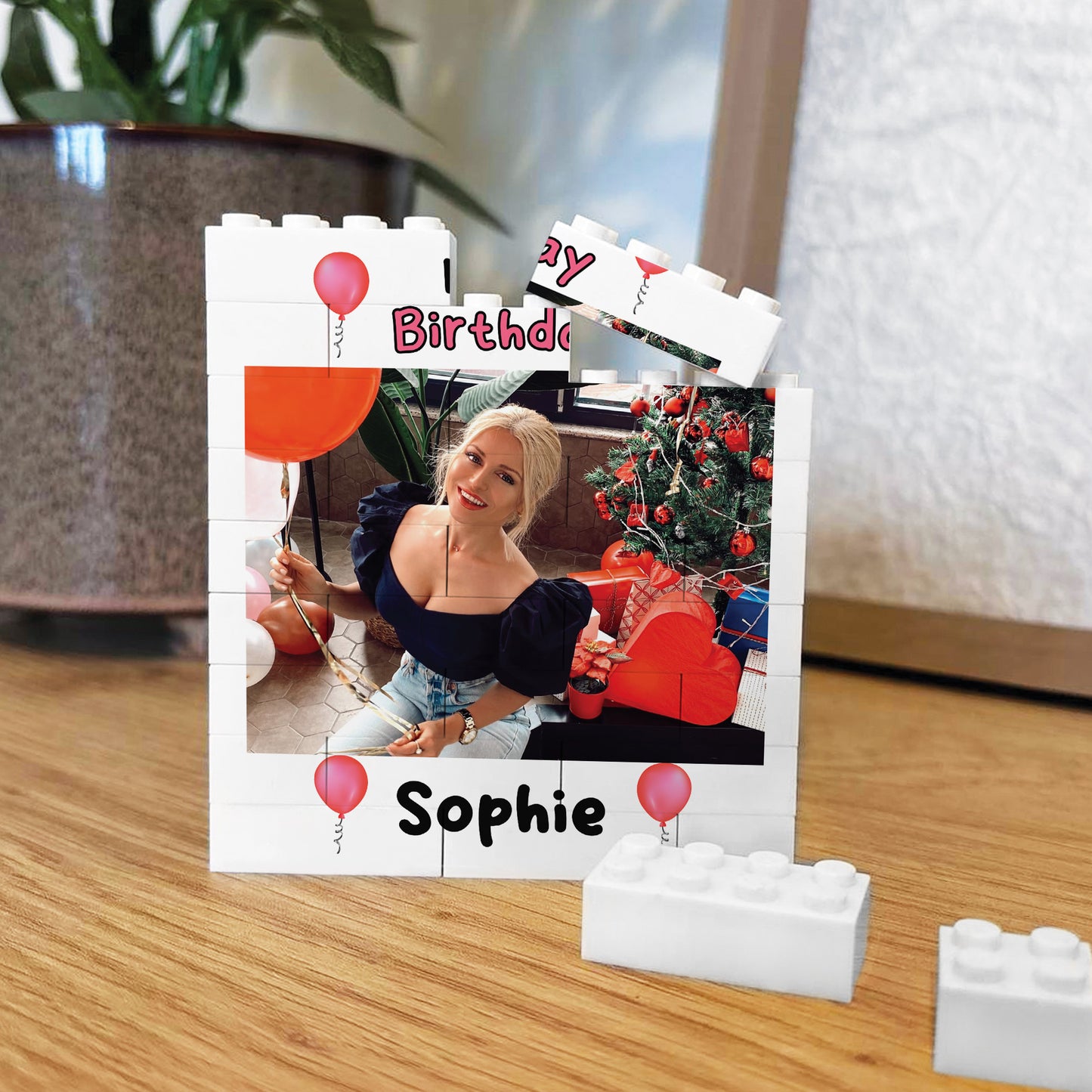 Personalised Photo Bricks Photo Plaque Birthday Gifts For Women